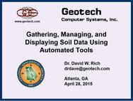 Gathering, Managing, and Displaying Site Environmental Data Using Automated Tools