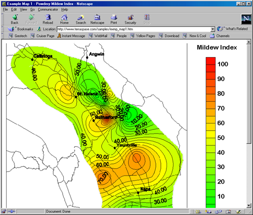 Web-based Weather Mapping System
