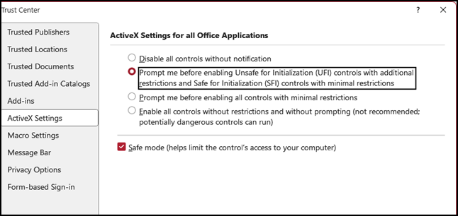 activex enables