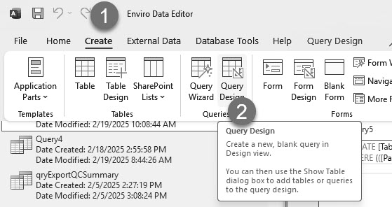 create query