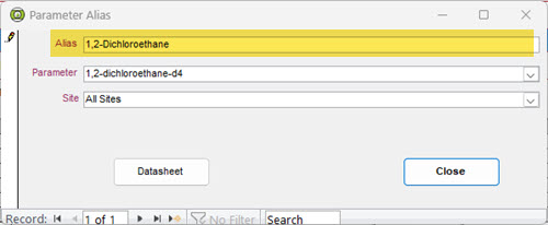 match parameter alias during import