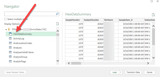 save sql view 3
